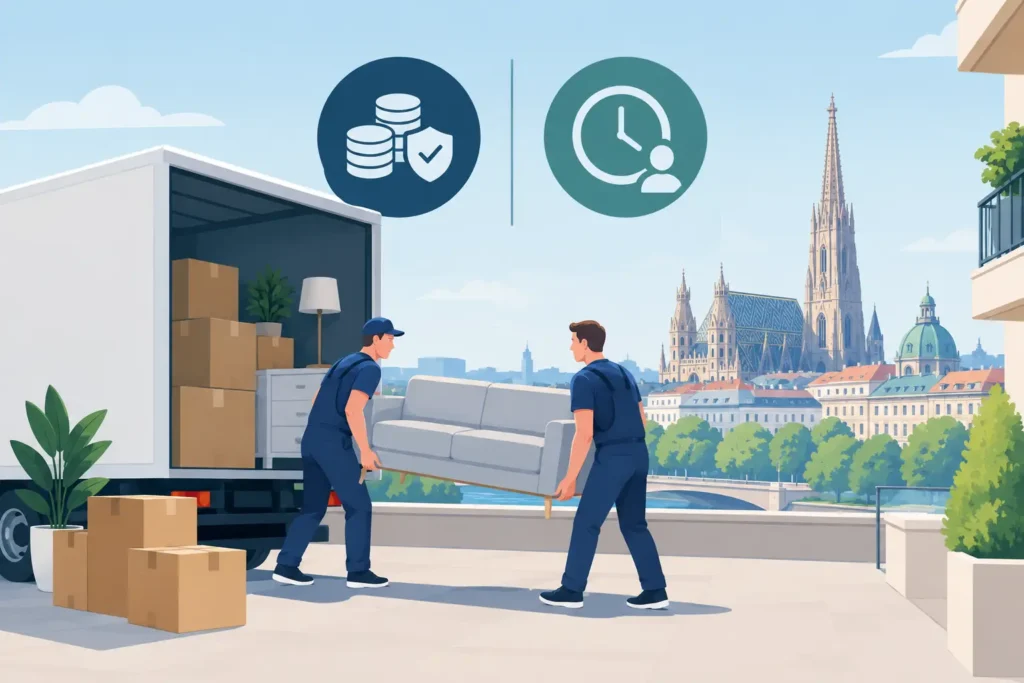 Privatumzug Wien - Fixpreis oder pro Stunde?