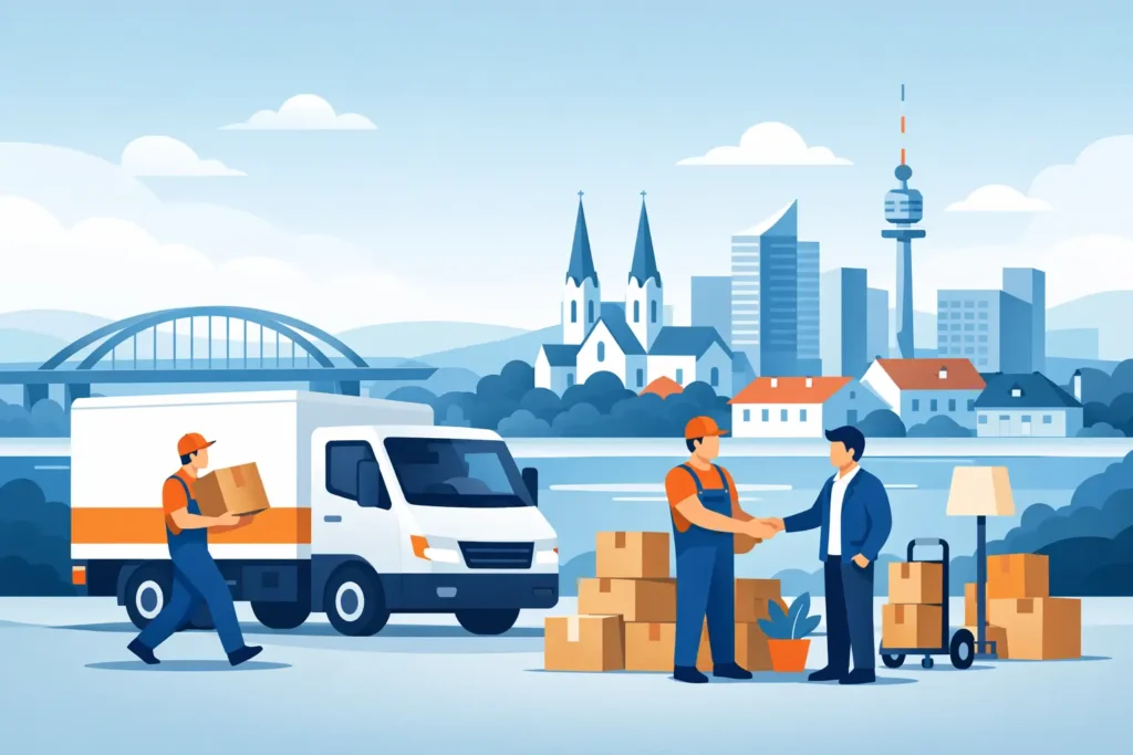 Umzugsfirma 1210 Wien Floridsdorf zum Fixpreis