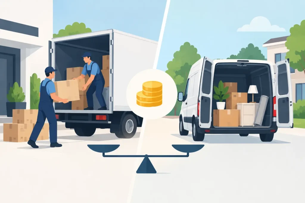 Umzugsservice vs. Miettransporter: Kostenvergleich