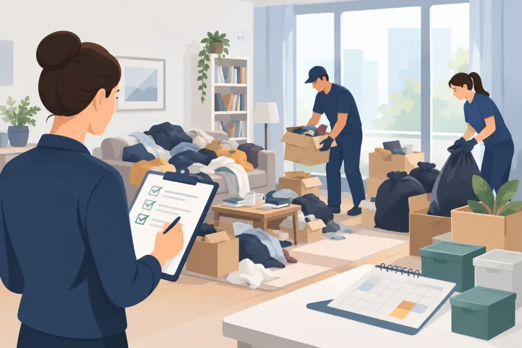 Entrümpelung einer Messiewohnung richtig planen