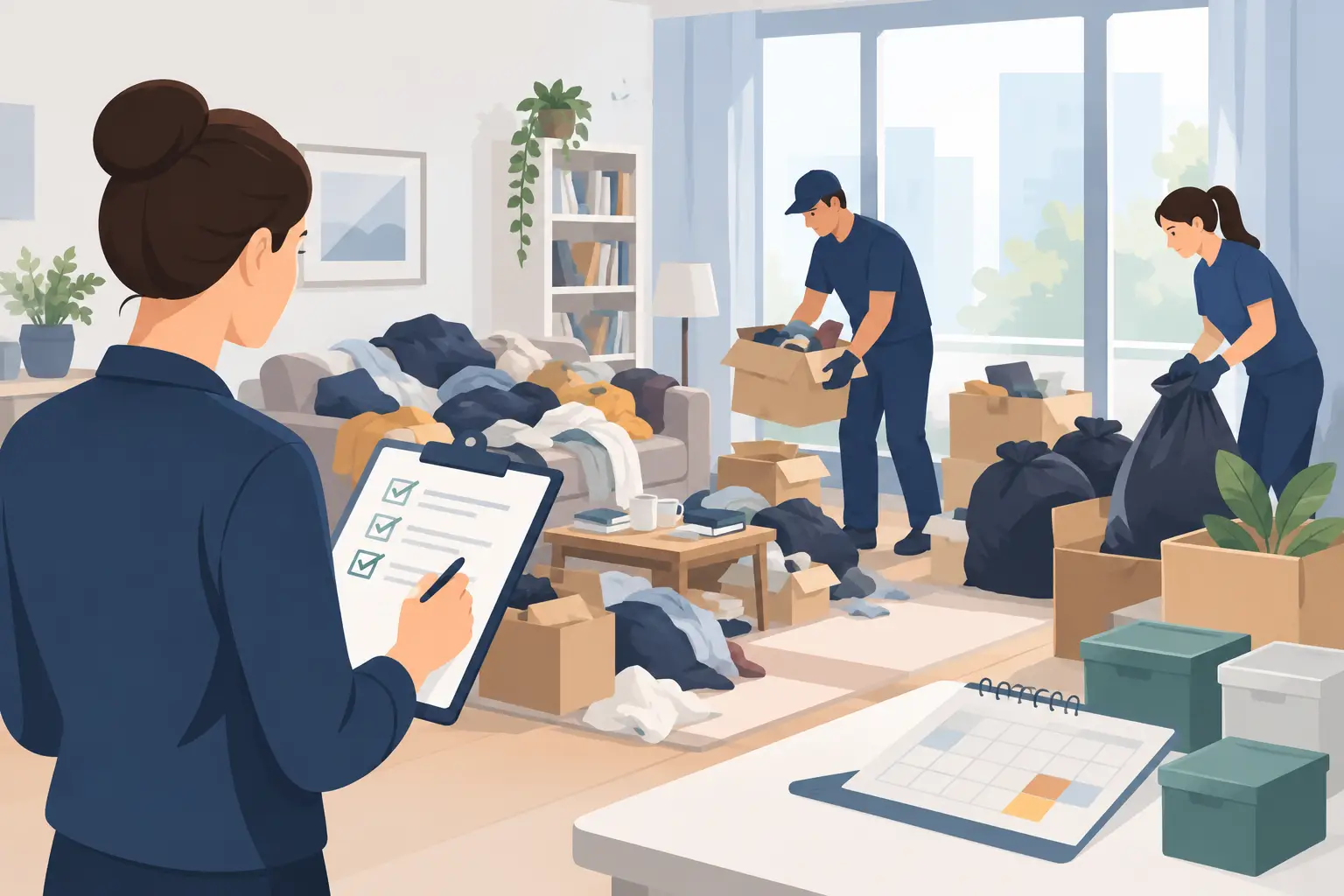 Entrümpelung einer Messiewohnung richtig planen