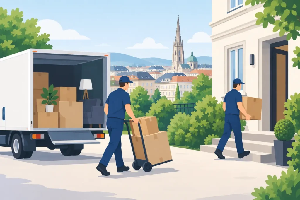 Umzugsfirma in 1180 Wien Währing zum Festpreis